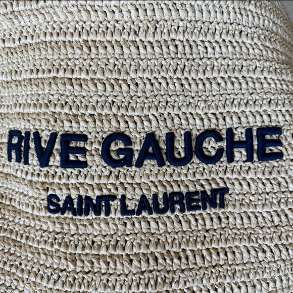 Saint Laurent Rive Gauche Woven Raffia Shopping Tote
♦️SOLD♦️ - Picture 3 of 6